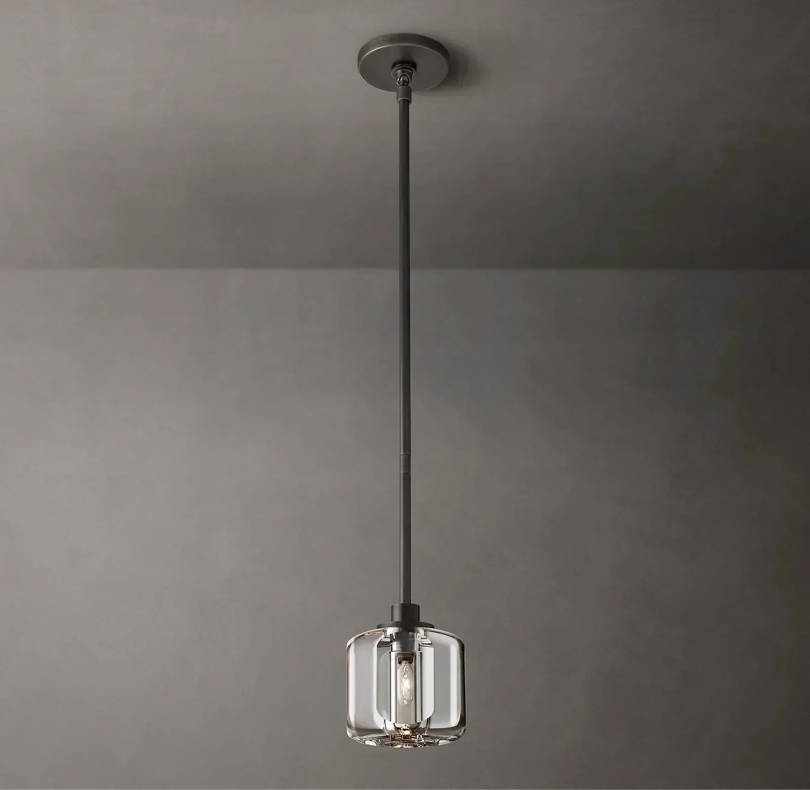 Demaret Sculpted Crystal Pendant Light