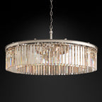 Rhys Beveled Prism Round Chandelier 43"