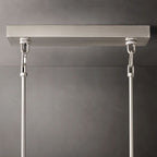 Sirene Draped Glass Rectangle Chandelier 59"