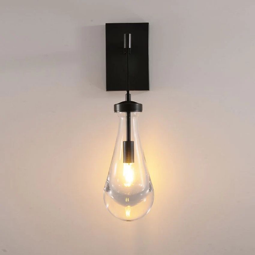 Rain Aura Glass Wall Sconce