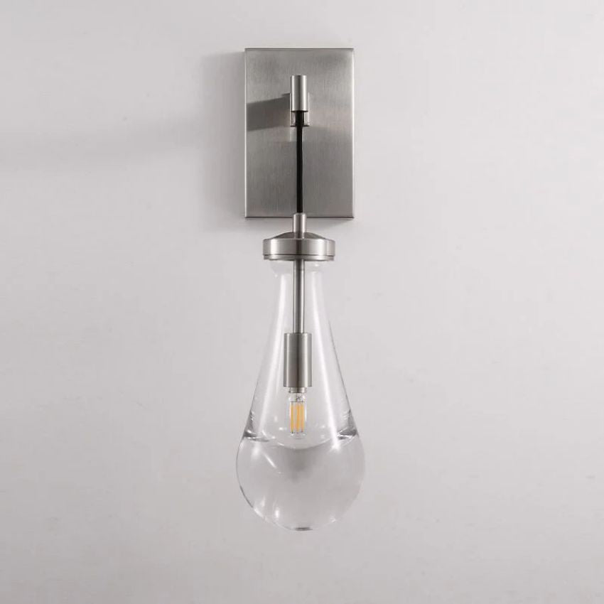 Rain Aura Glass Wall Sconce