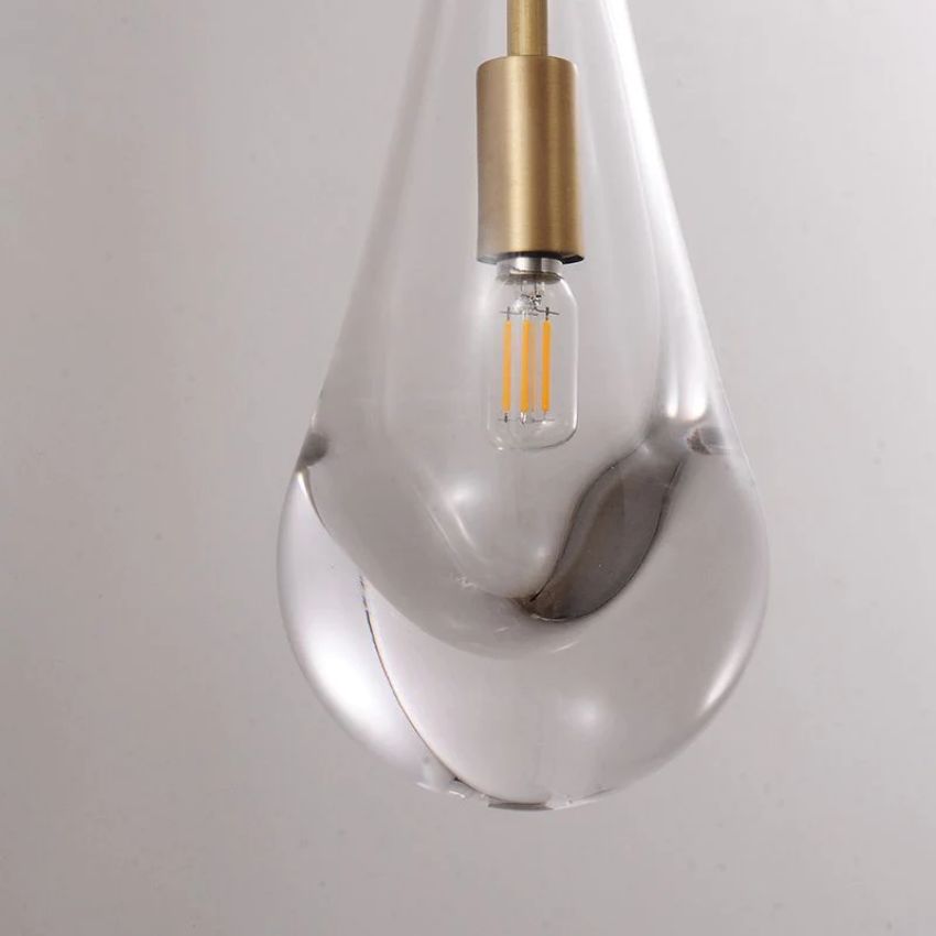 Rain Aura Glass Wall Sconce