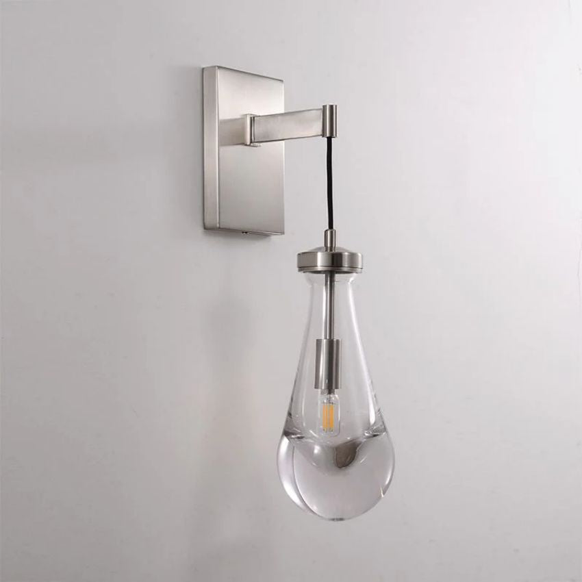 Rain Aura Glass Wall Sconce