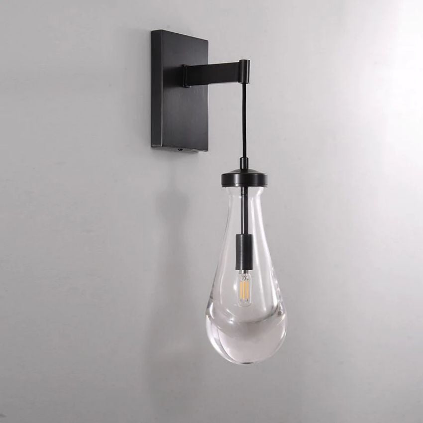 Rain Aura Glass Wall Sconce