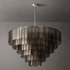 Sirene Draped Glass Round Chandelier 41"