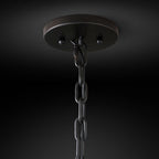 Harlow Faceted Crystal Round Chandelier 43"