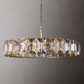 Harlow Faceted Crystal Round Ch"andelier 60"