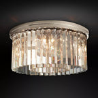 Rhys Beveled Prism Linear Flush Mount