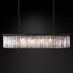 Rhys Beveled Prism Linear Chandelier 49"