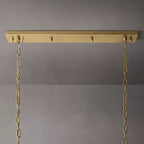 Rhys Beveled Prism Linear Chandelier 49"