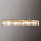 Rhys Beveled Prism Linear Chandelier 60"