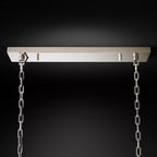 Rhys Beveled Prism Linear Chandelier 60"