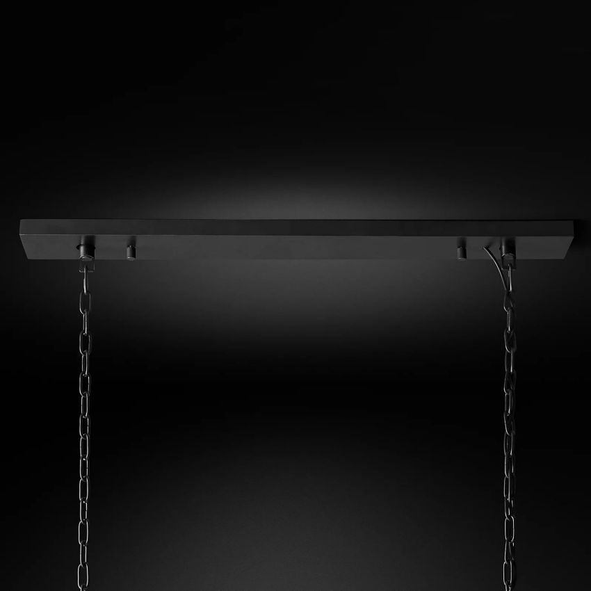 Rhys Beveled Prism Linear Chandelier 60"