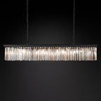 Rhys Beveled Prism Linear Chandelier 60"