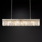 Rhys Beveled Prism Linear Chandelier 60"