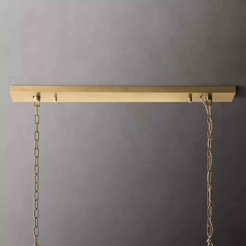 Rhys Beveled Prism Linear Chandelier 60"