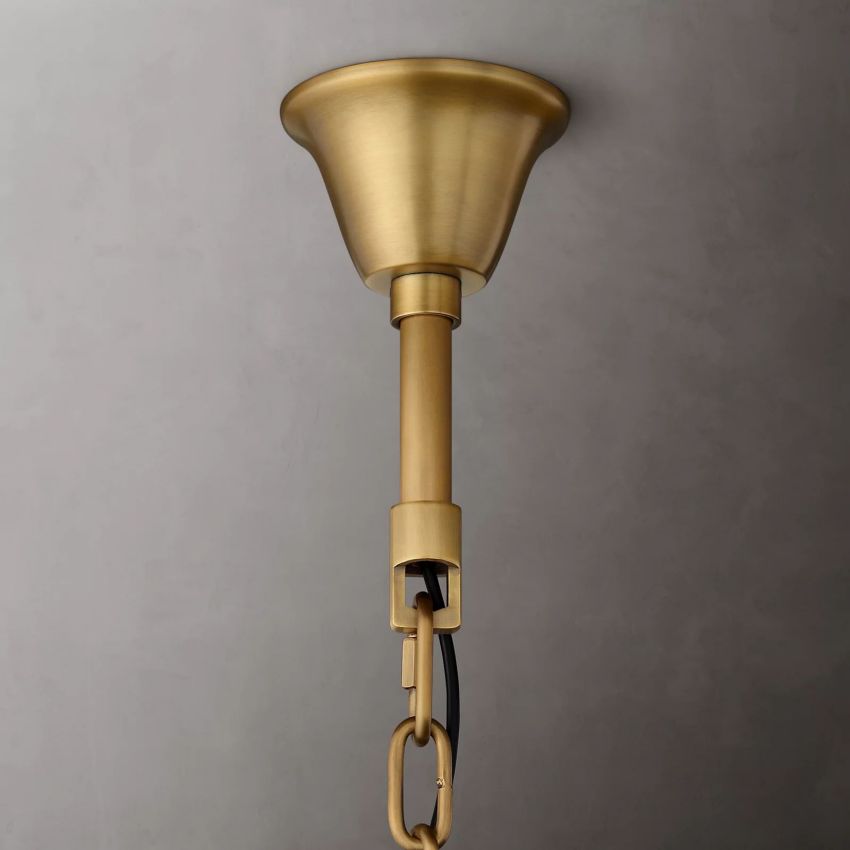 Rhys Beveled Prism Round Chandelier 32"