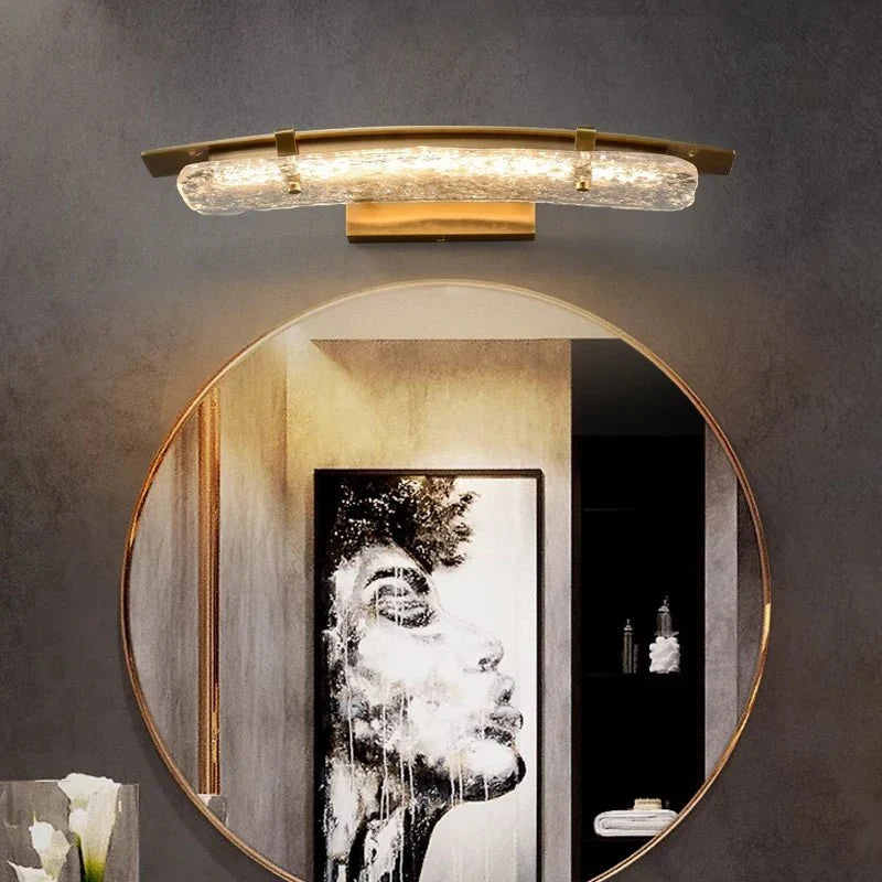 buyVerena Copper & Glass Wall Sconce - Morsale