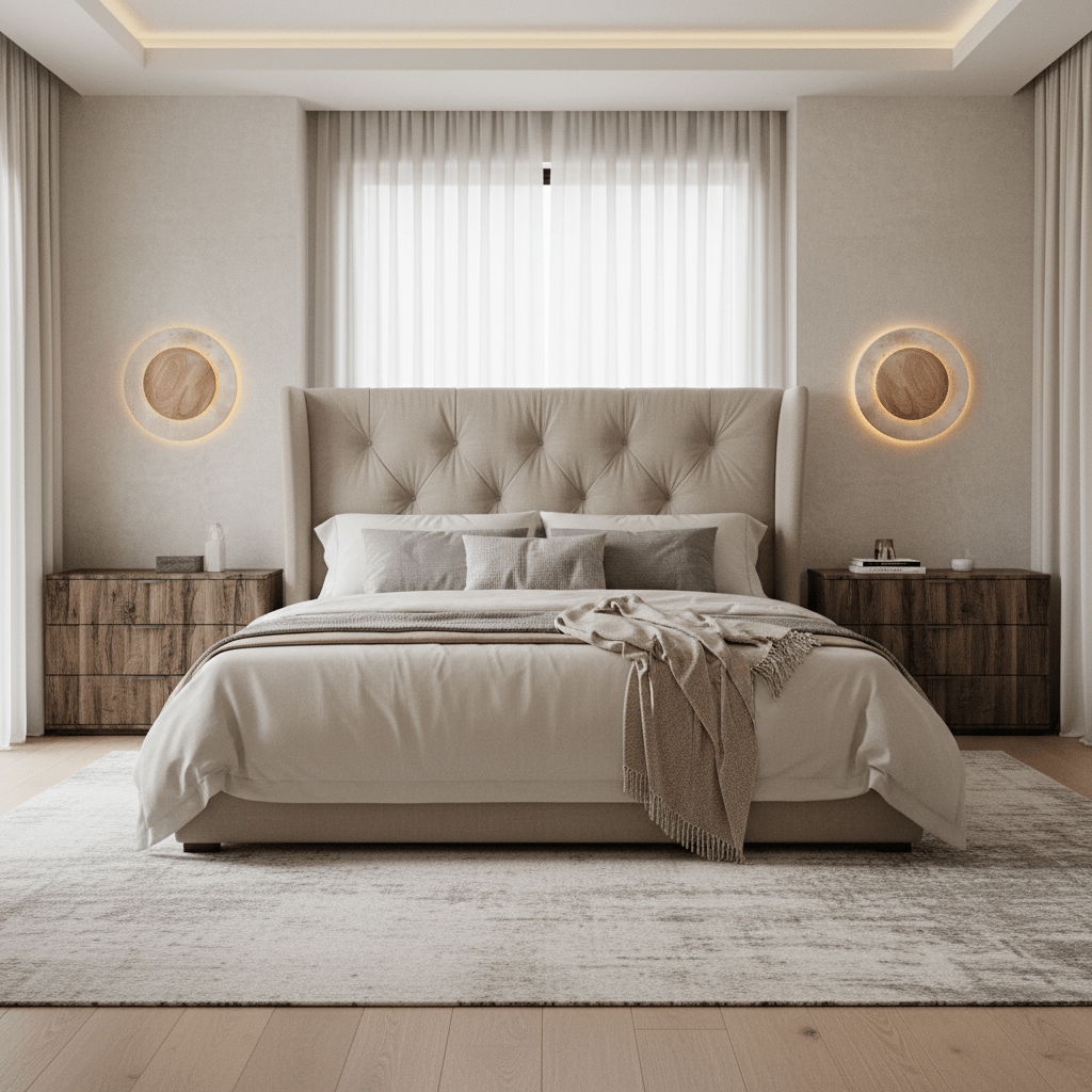 buyDario Travertine & Oak Wall Sconce - Morsale