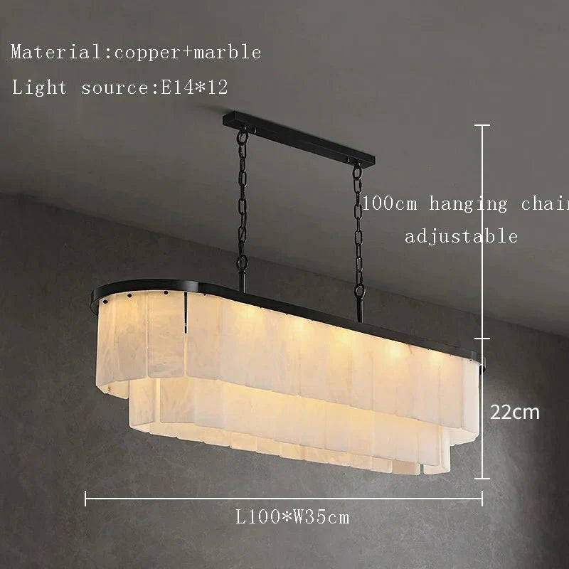 buyMarbella Marble Dining Chandelier - Morsale
