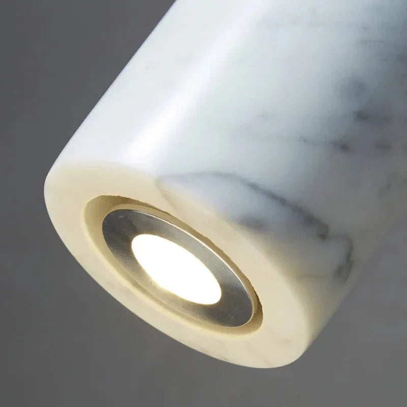 Biltmore marble wall sconce mounted on a wall