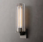 Savile Crystal Block Square Wall Sconce