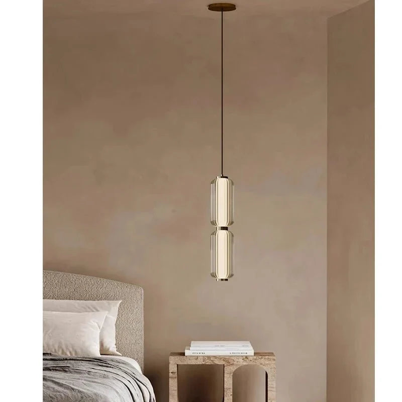 Lareno glass pendant grouped over a counter