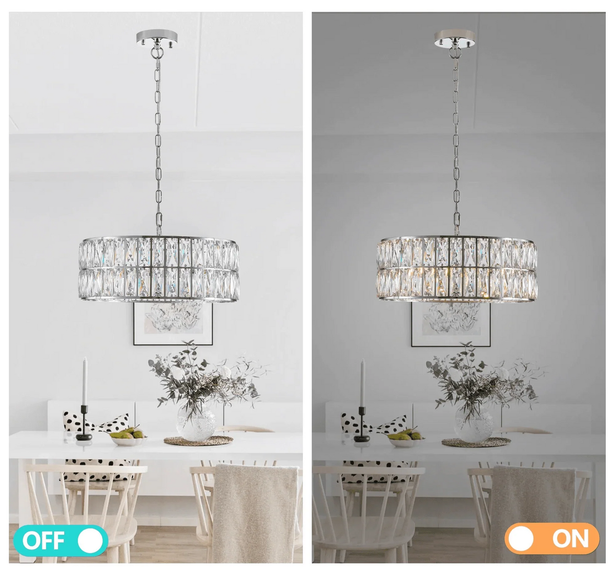 buyBrion Crystal Kitchen Chandelier - Morsale