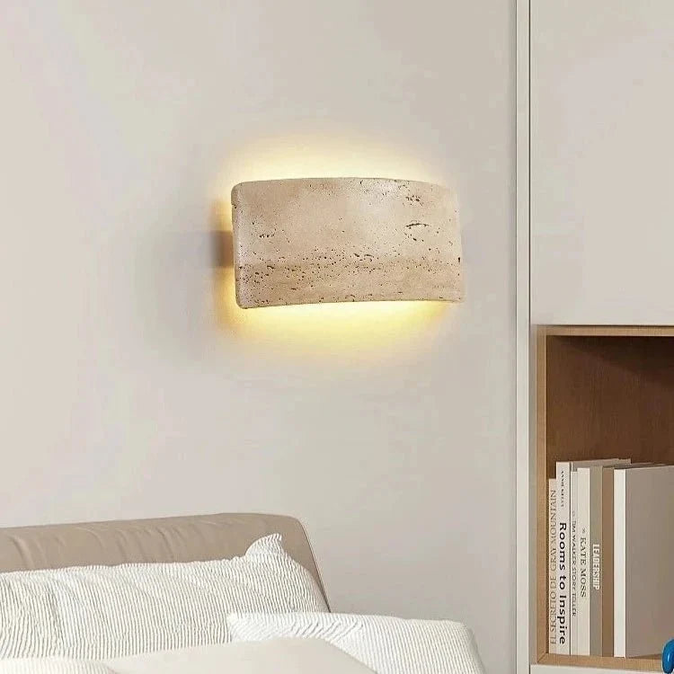 buySovana Travertine Wall Sconce - Morsale