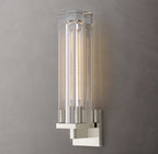 Savile Crystal Block Square Wall Sconce