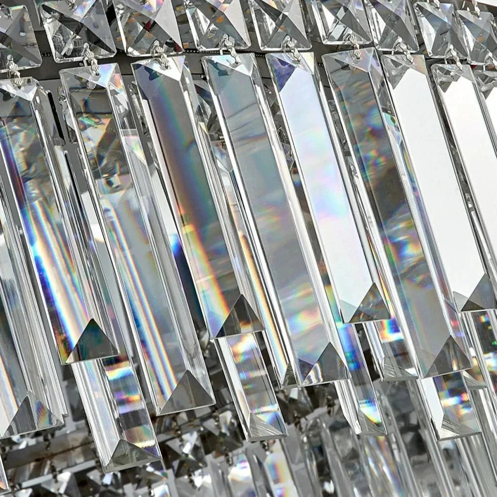 buyGio Clear Crystal Flush Mount Ceiling Light - Morsale