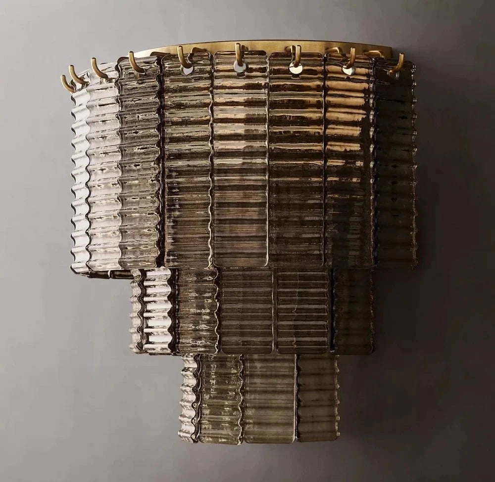 buyPalermo Smoked Glass Wall Sconce - Morsale