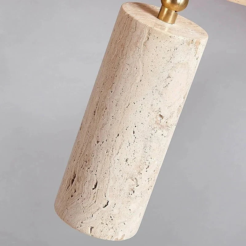 buy3-Light Travertine Ceiling Light - Morsale
