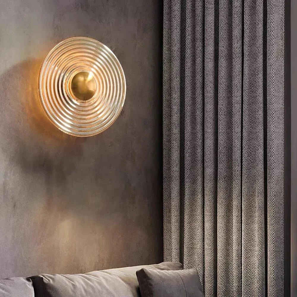 buyVetra Ripple Glass Wall Sconce - Morsale