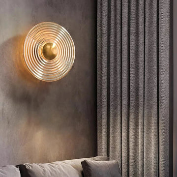 buyVetra Ripple Glass Wall Sconce - Morsale