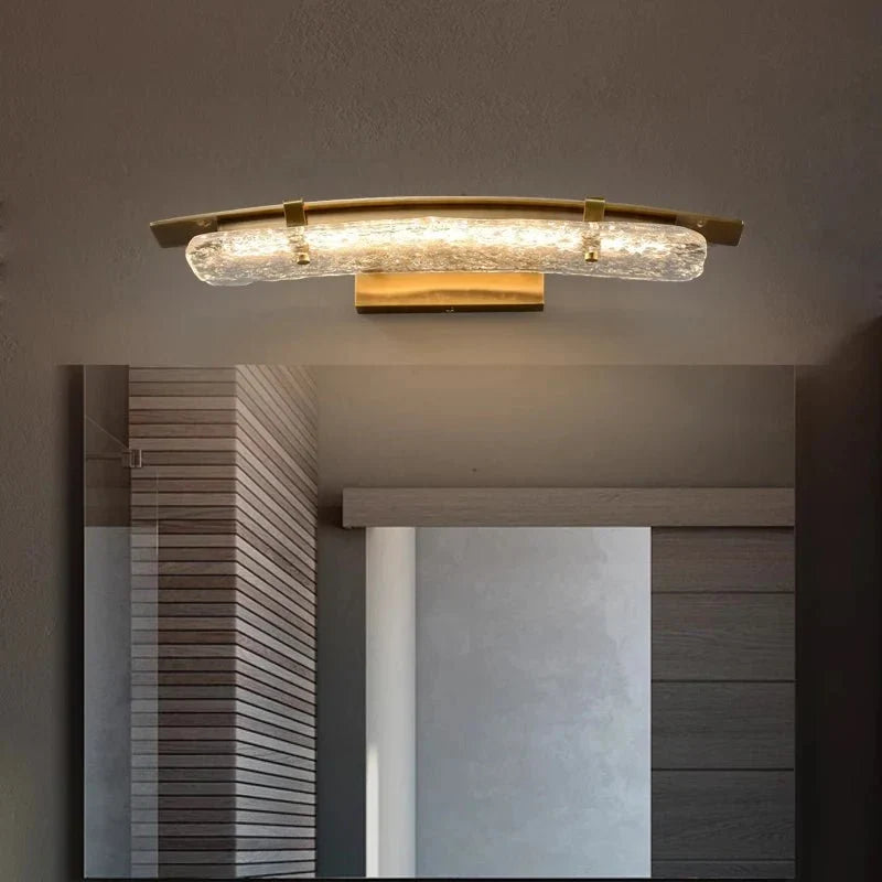 buyVerena Copper & Glass Wall Sconce - Morsale