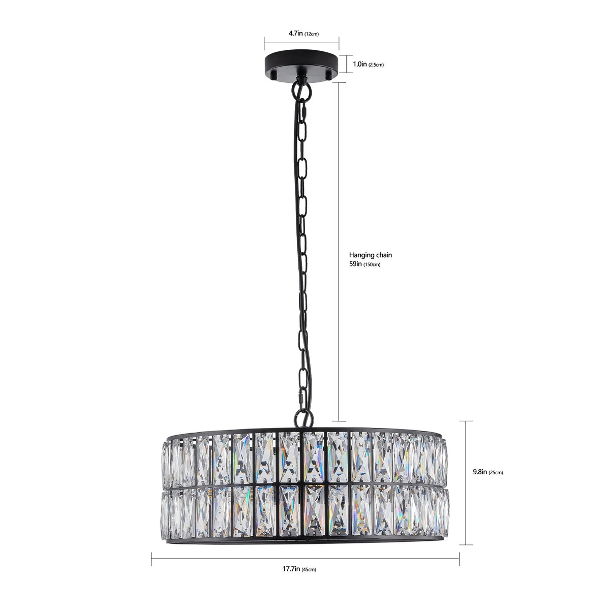 buyBrion Crystal Kitchen Chandelier - Morsale