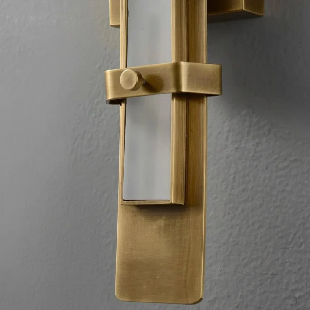 buyVerena Copper & Glass Wall Sconce - Morsale