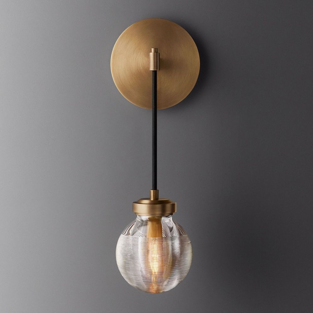 Pearl Carved Inciso Wall Sconce