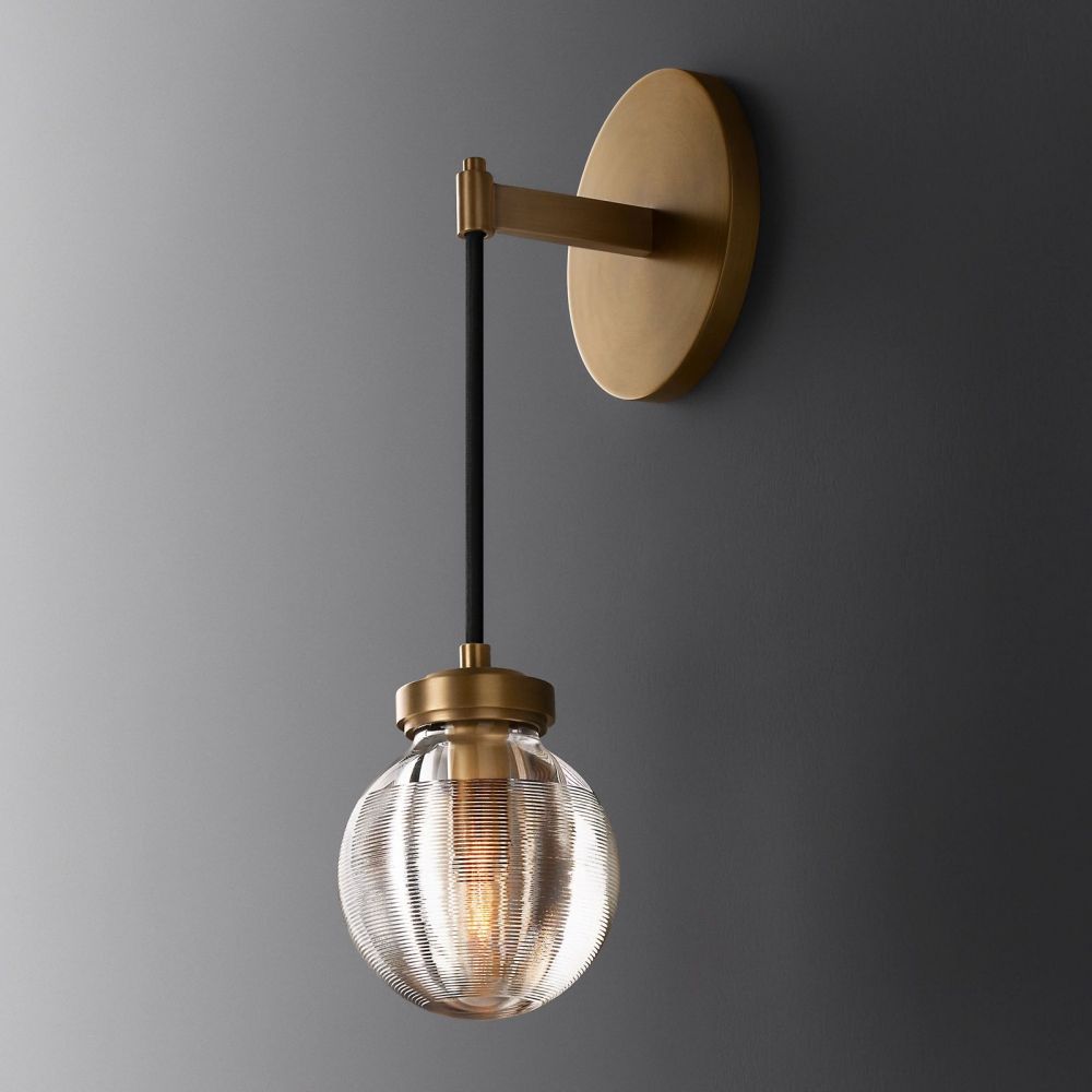 Pearl Carved Inciso Wall Sconce