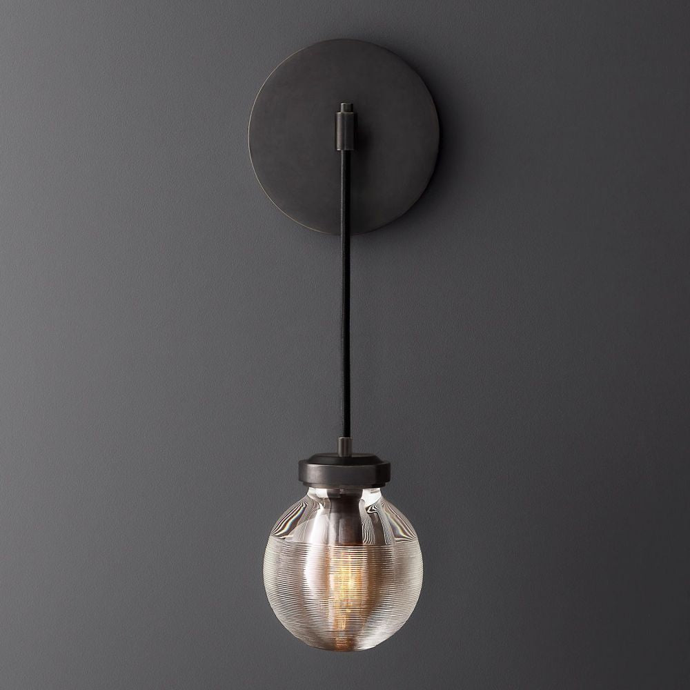 Pearl Carved Inciso Wall Sconce