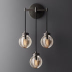 Pearl Carved Inciso Triple Wall Sconce