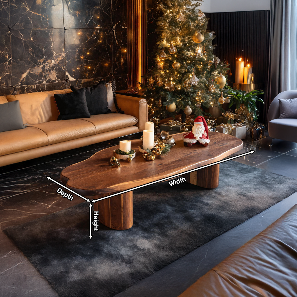 Modern Wooden Coffee Table For Christmas Furniture And Entryway