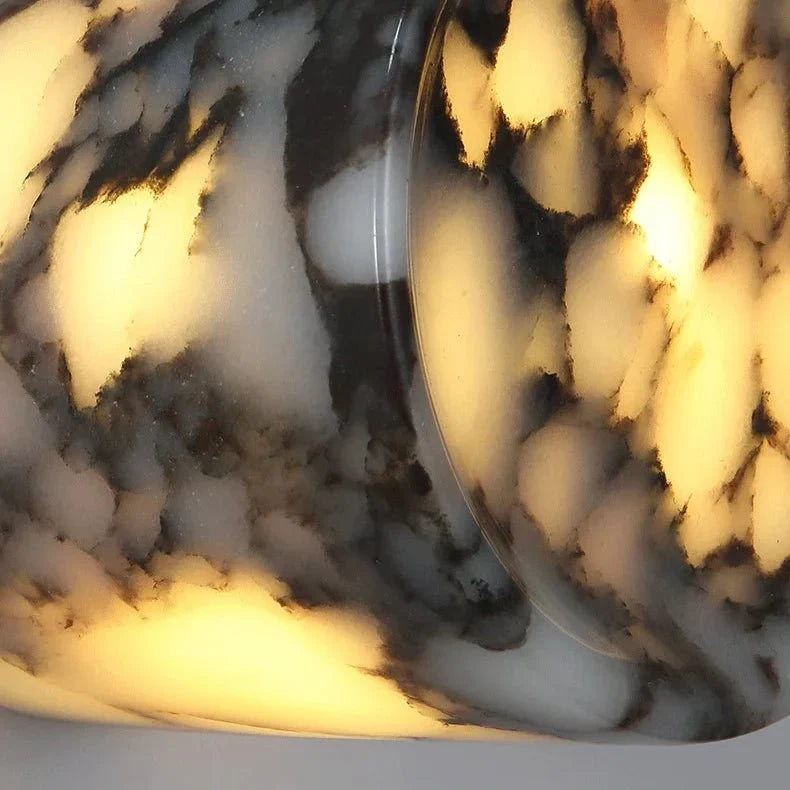 Valmont marble sconce side profile