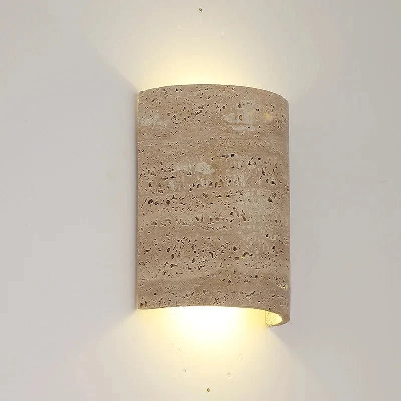 buyRosalia Travertine Wall Sconce - Morsale