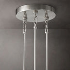 Sirene Draped Glass Round Chandelier 65"