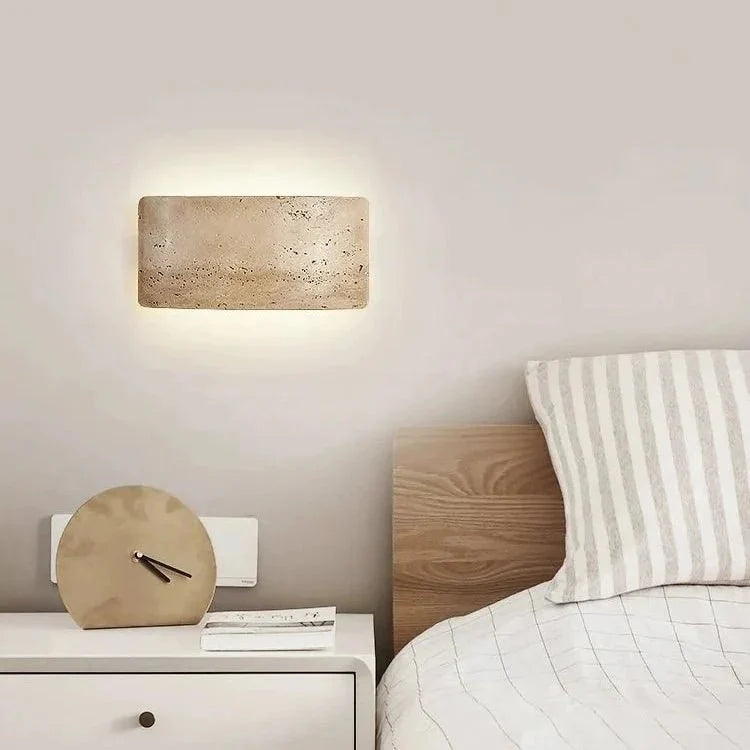 buySovana Travertine Wall Sconce - Morsale