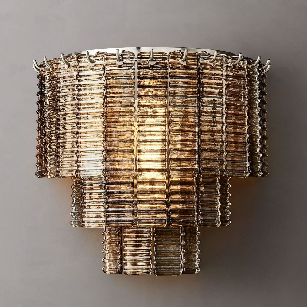 Sirene Draped Glass Wall Sconce