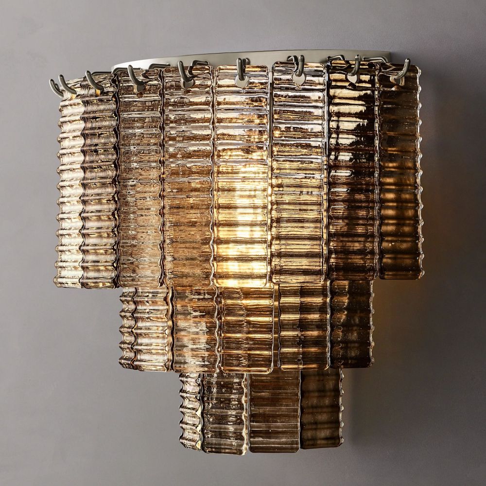 Sirene Draped Glass Wall Sconce