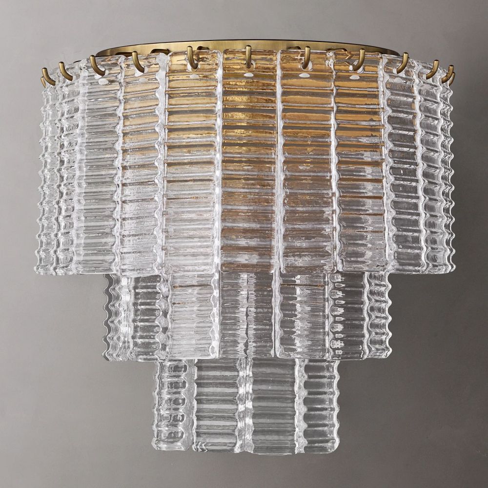 Sirene Draped Glass Wall Sconce